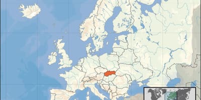 Slowakye plek op die wêreld kaart